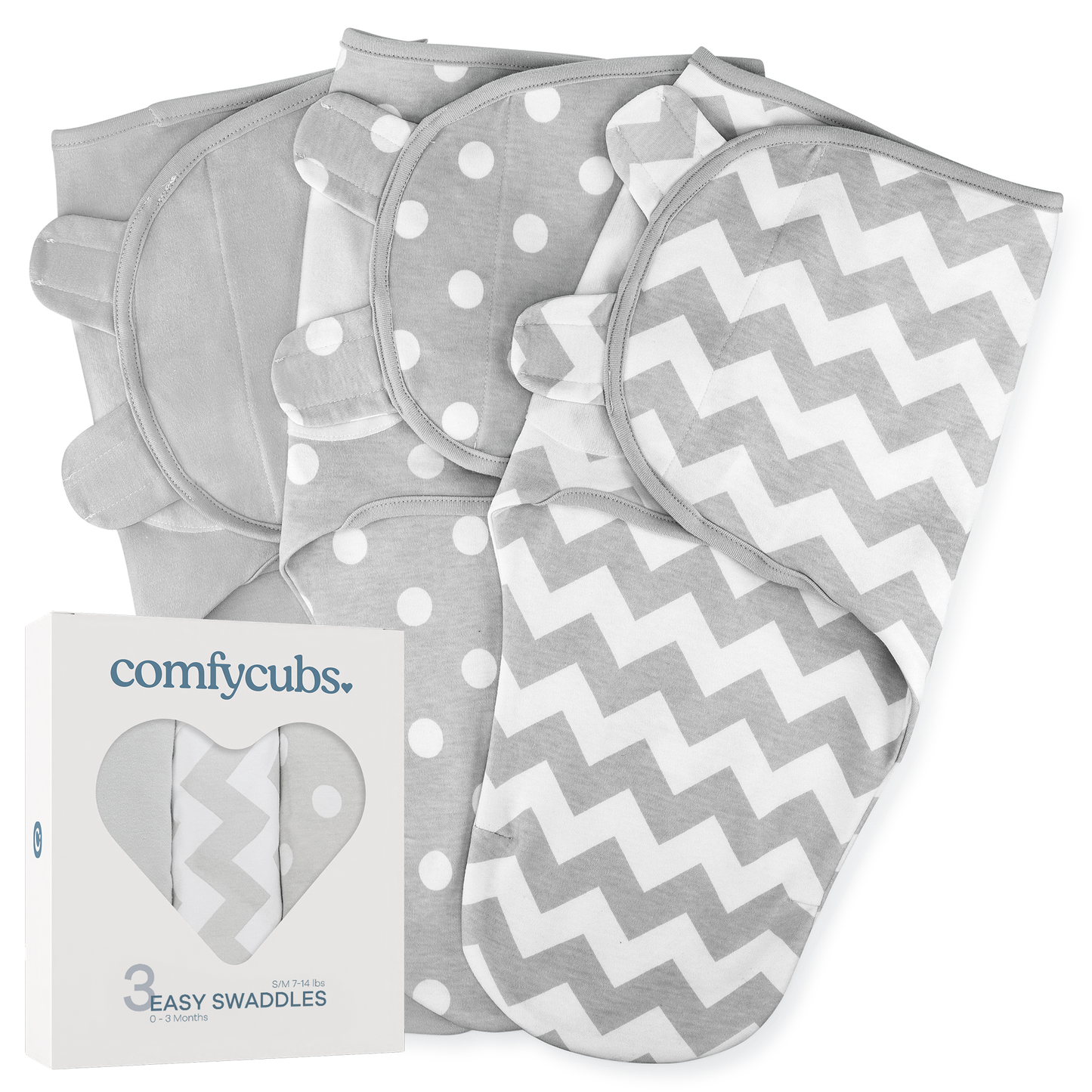Swaddle Grey SM