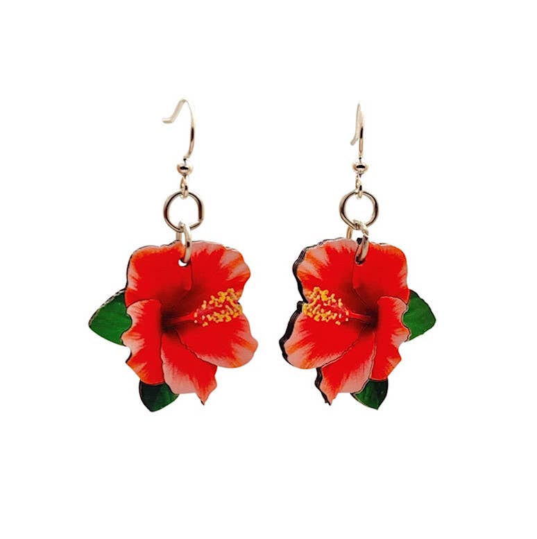 Green Tree Jewelry - Vibrant Hibiscus Blossoms