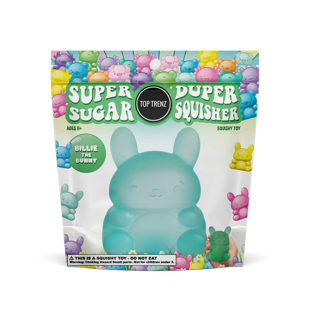 Super Duper Sugar Squisher Toy - Easter Bunny
