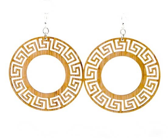 Circle Bamboo Earrings