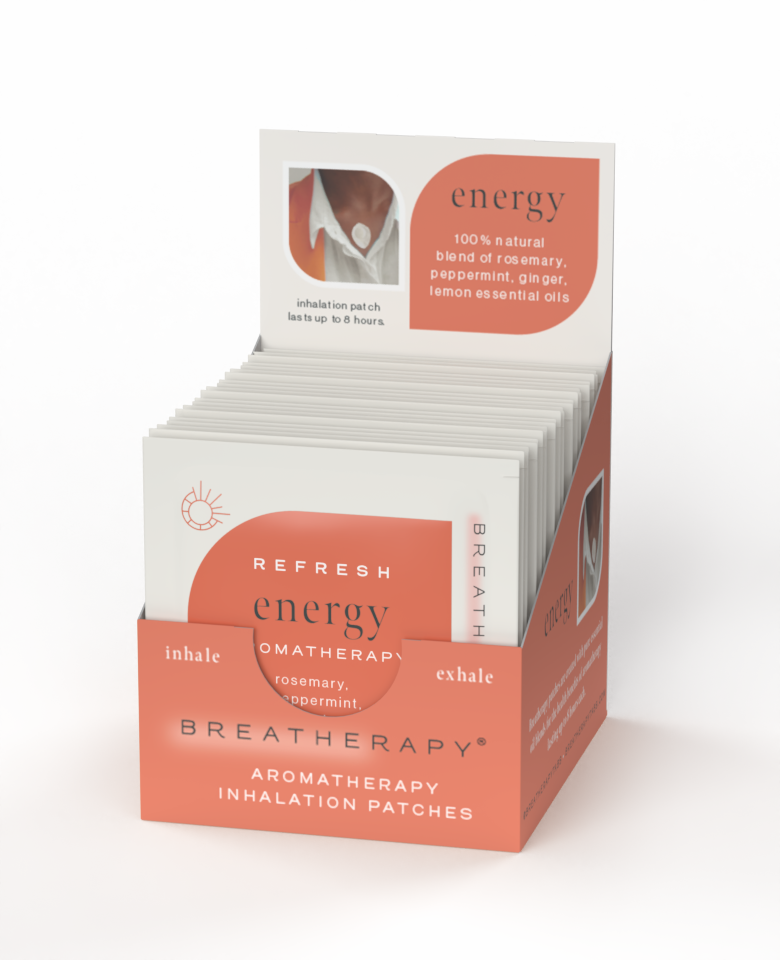 Breatherapy - ENERGY Brain Boosting Aromatherapy Inhaler Patches