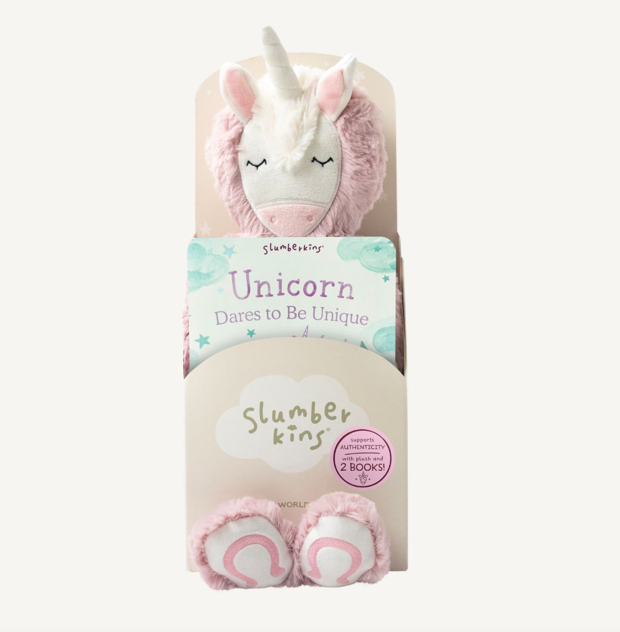 Unicorn's Authenticity Plush Set - with 2 Books