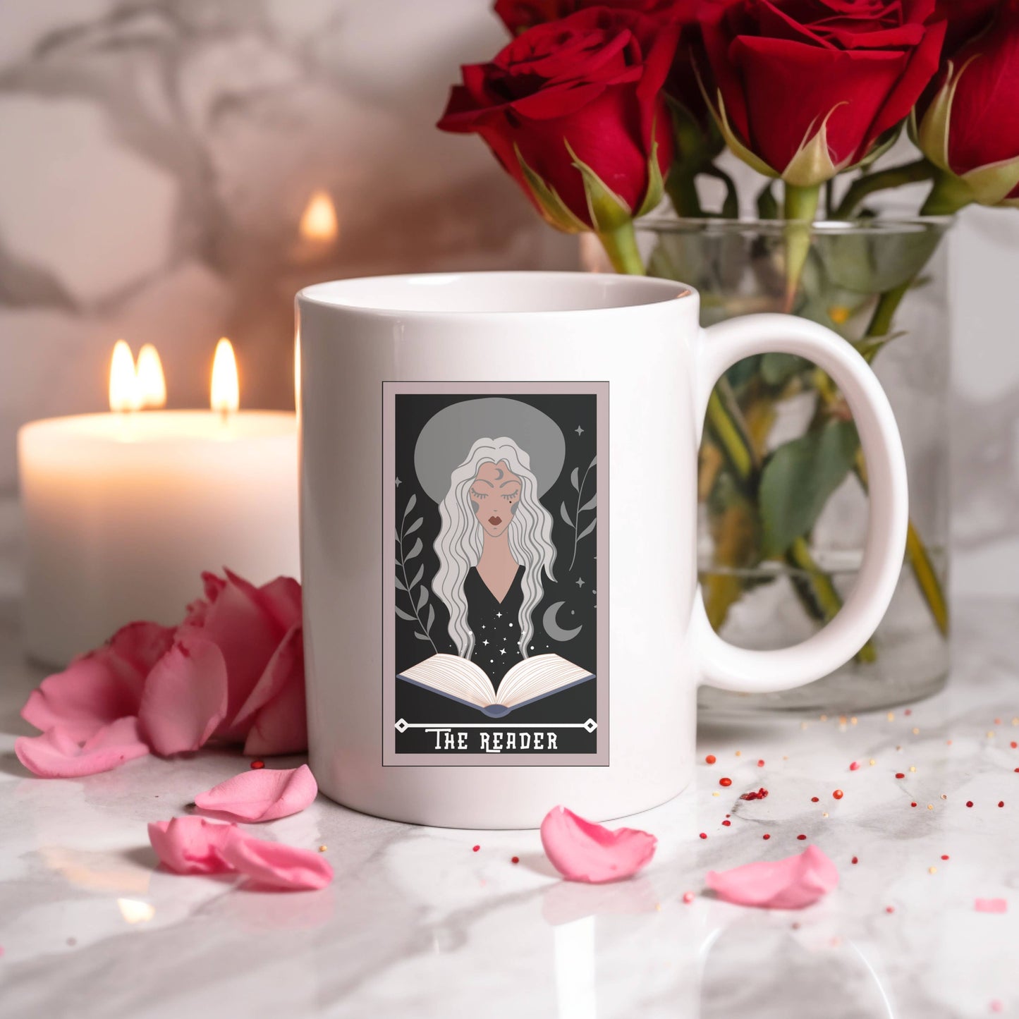 Lunastry - The Reader Candle Mug
