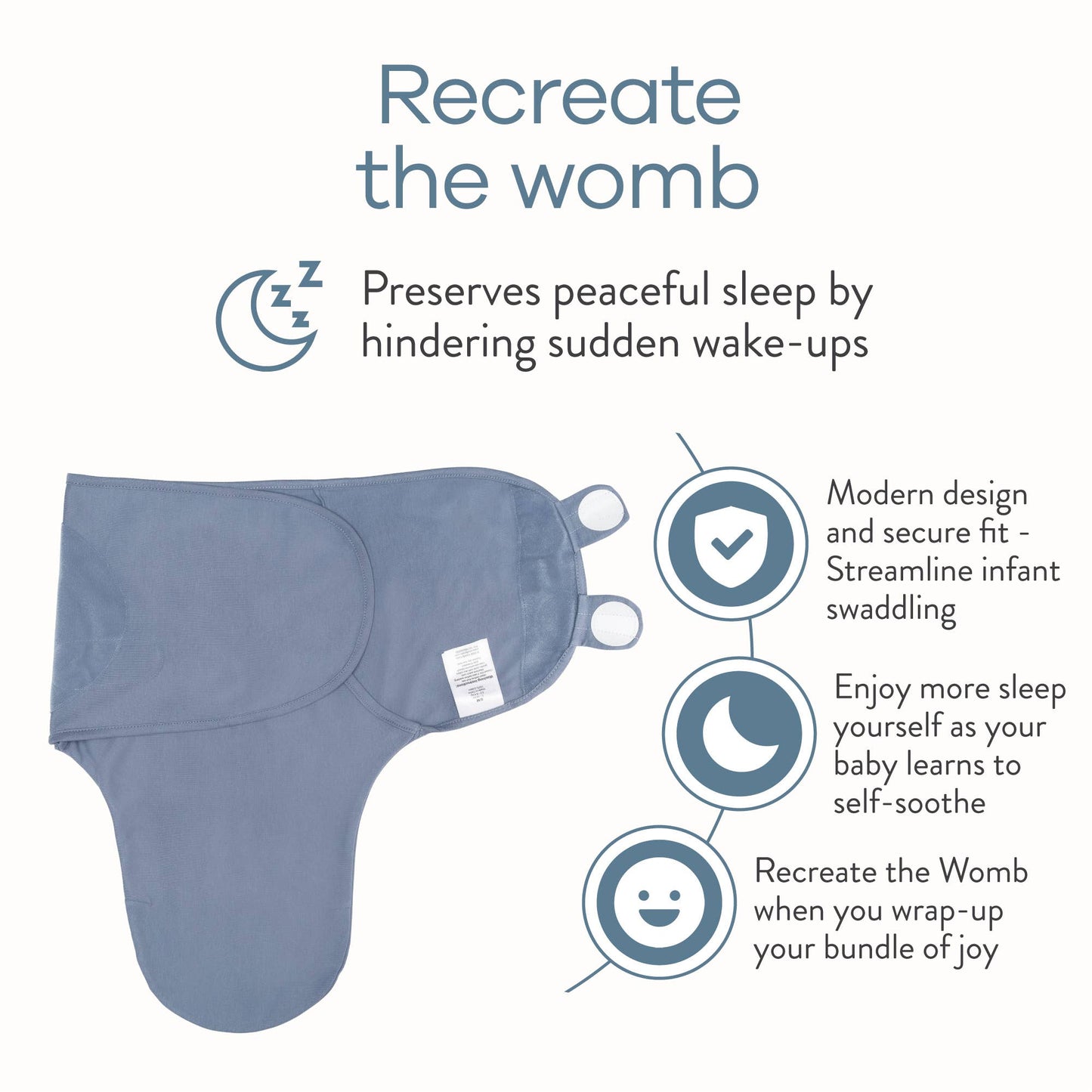 Swaddle Grey SM