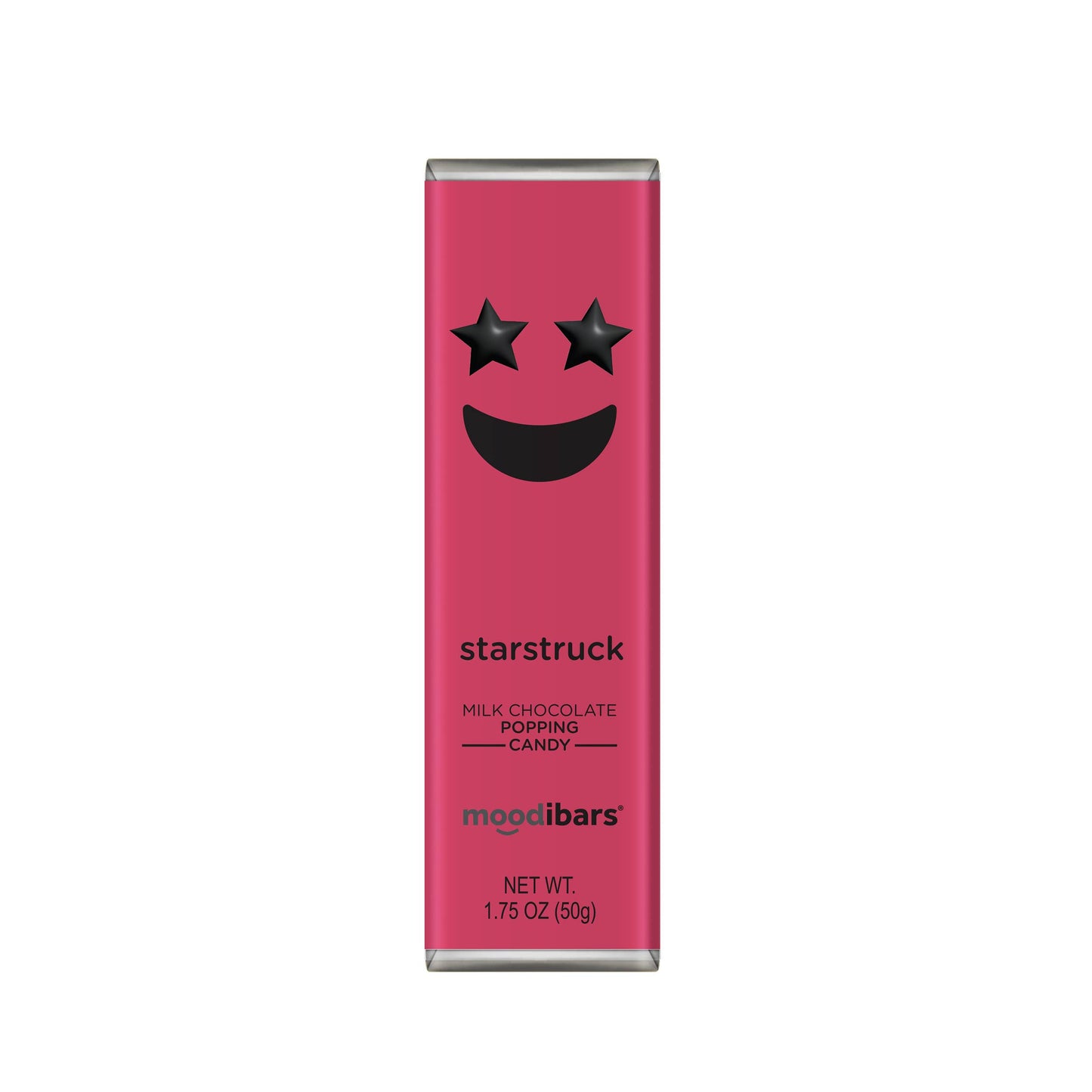Moodibars STARSTRUCK Milk Chocolate Popping Candy 1.75oz Bar