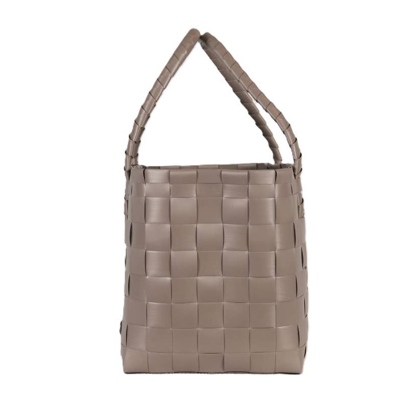 Paris Recycled Handwoven Tote Bag - Liver