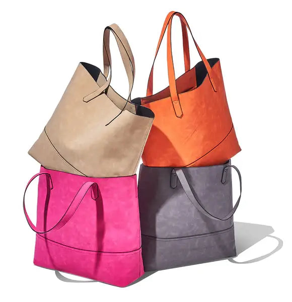 The Taylor Tote | Camel Suede