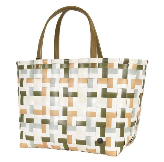 Fifty Fifty Recycled Handwoven Leisure Bag-Hunting Green Mix