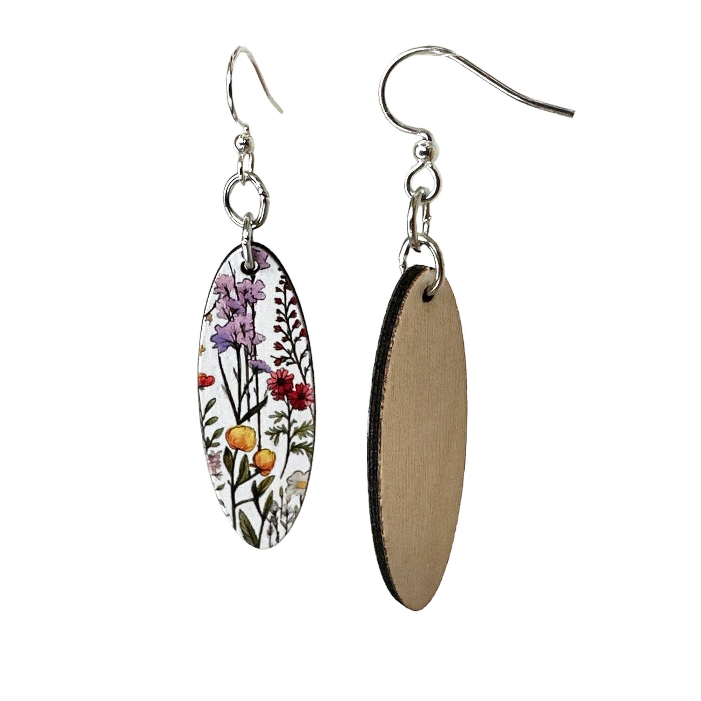 California Wild Flowers Blossom Earrings