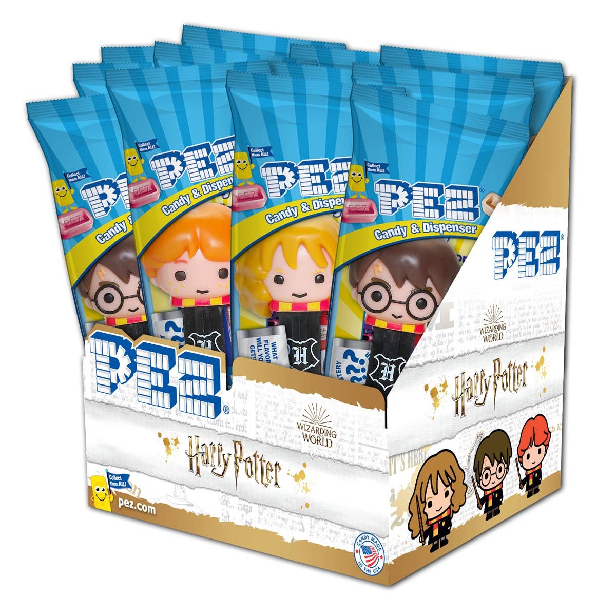 Harry Potter Pez Candy, Poly Bag