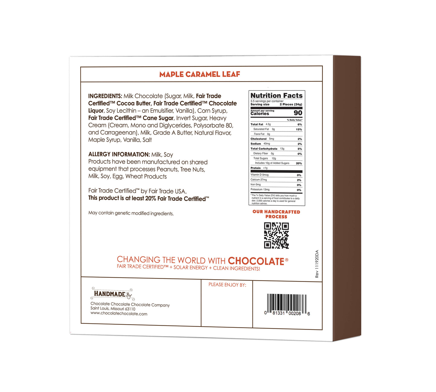 7pc Maple Leaf Caramels