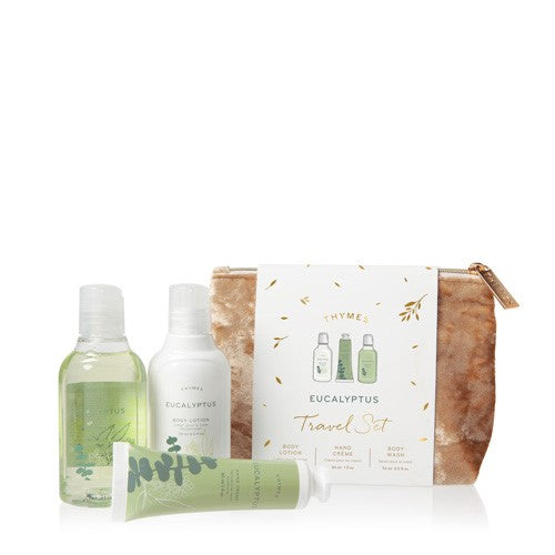 Eucalyptus Travel Set with Beauty Bag