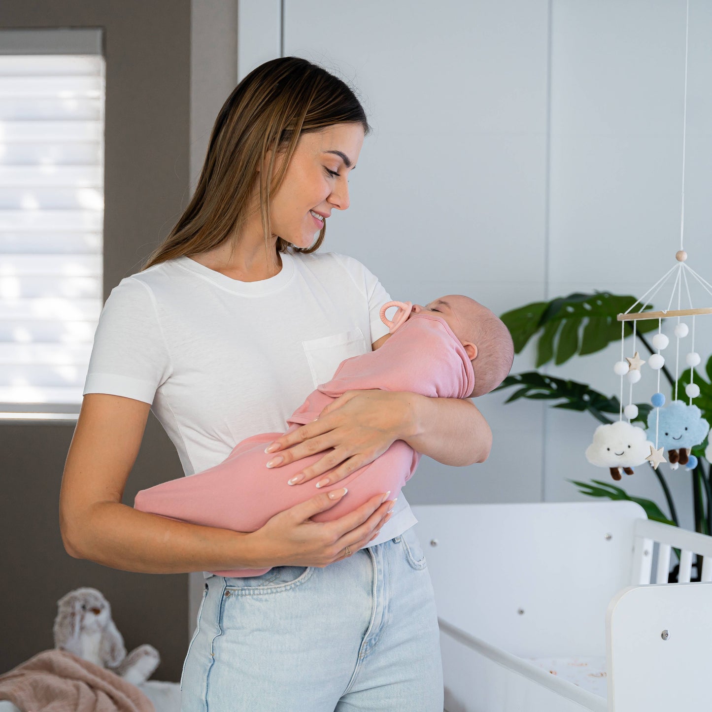 Swaddle Grey SM