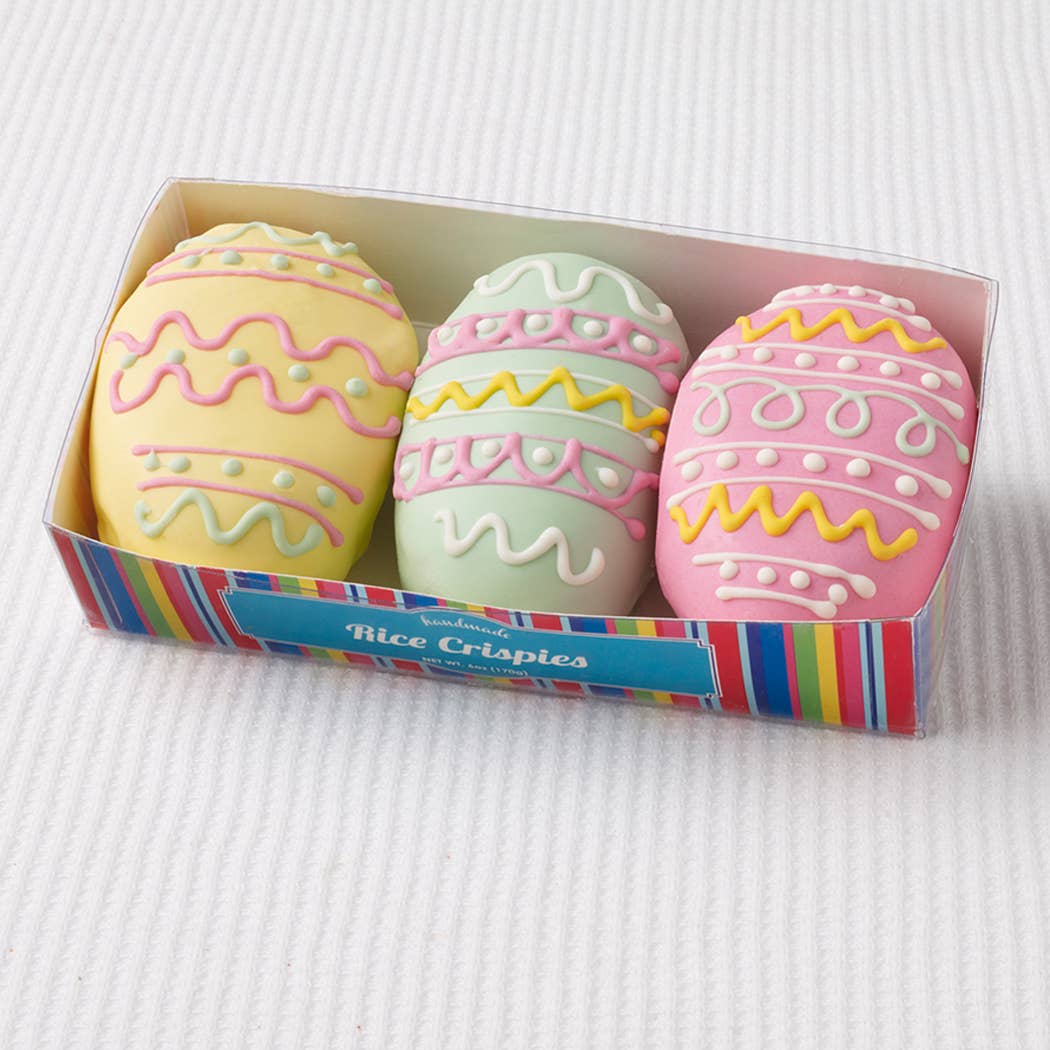 Sweet Shop USA - 6oz 3pc Easter Rice Crispie Eggs
