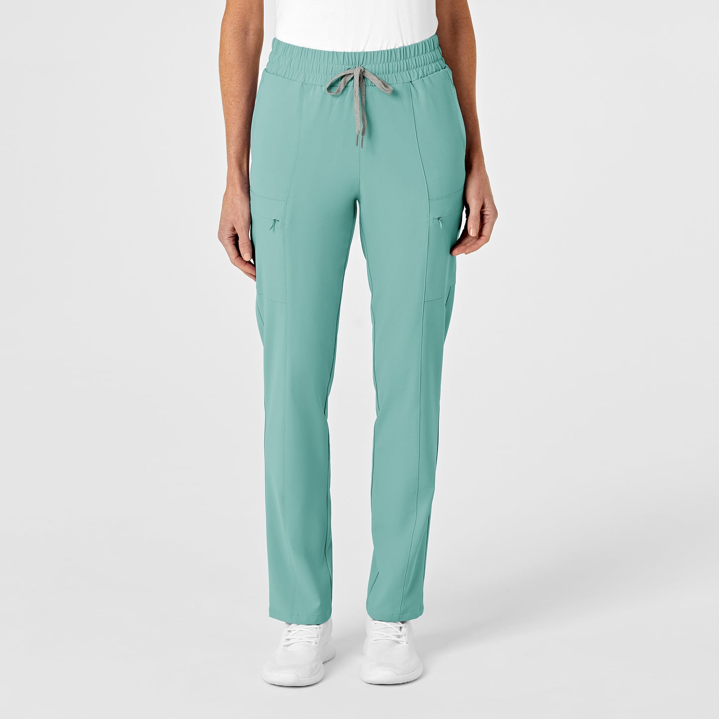 WonderWink Women's High Waist Slim Leg Scrub Pant