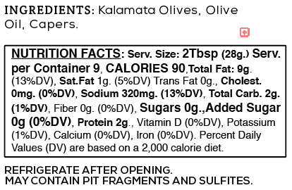 Kalamata & Caper Tapenade
