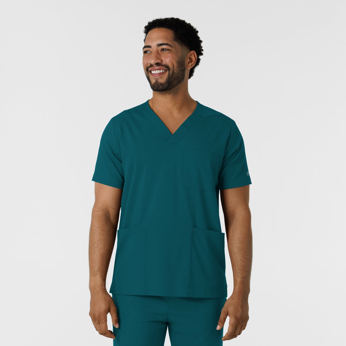 WonderWink Boundless Men's Multi Pocket V-Neck Scrub Top