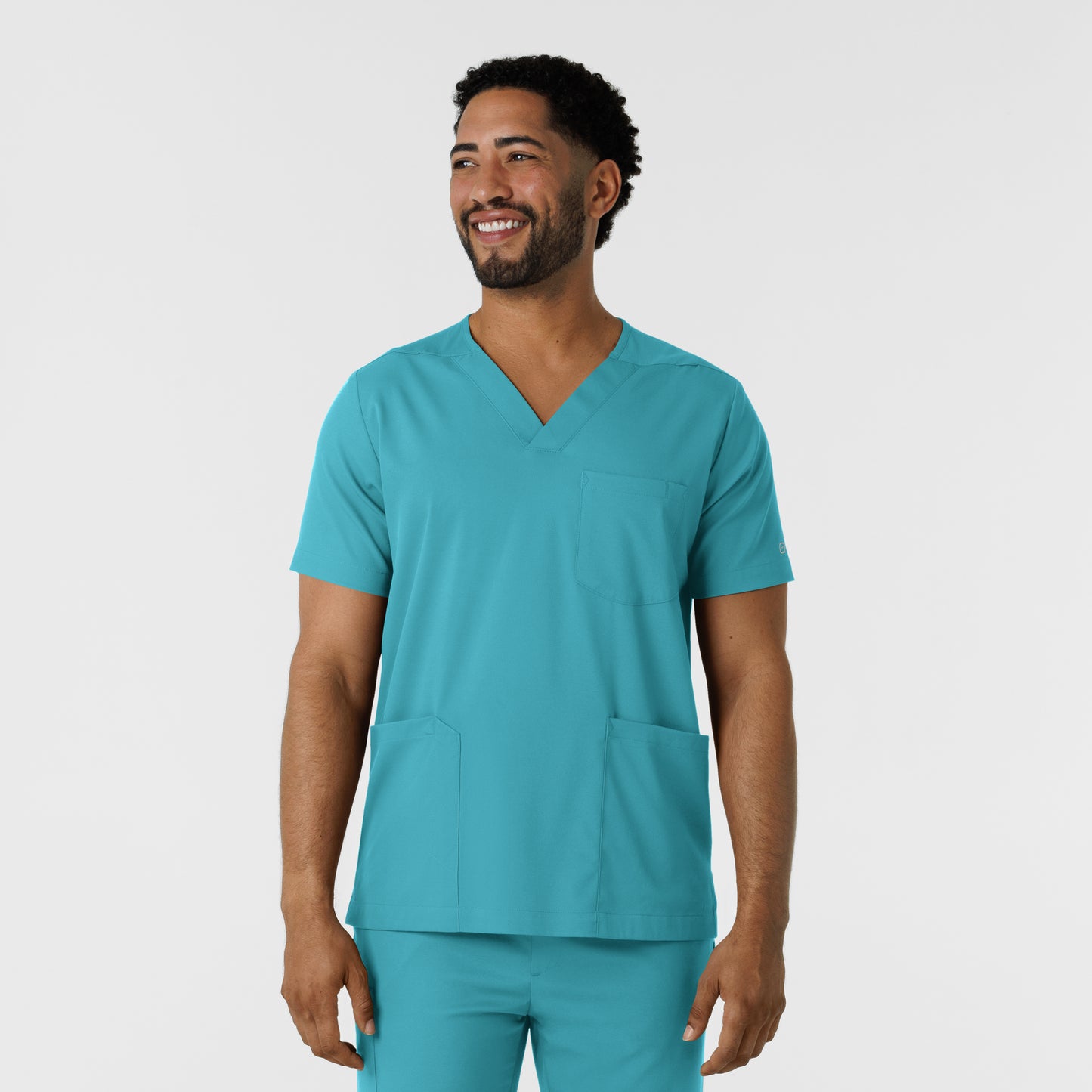 WonderWink Boundless Men's Multi Pocket V-Neck Scrub Top