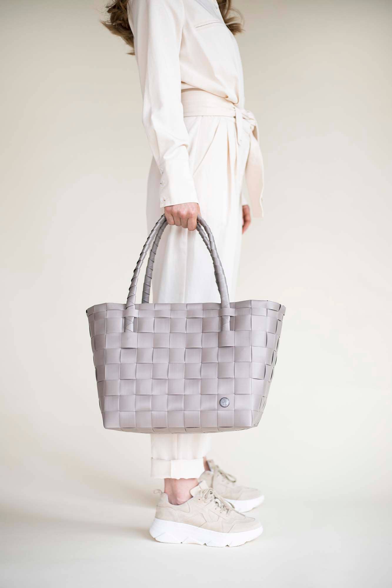 Paris Recycled Handwoven Tote Bag - Liver