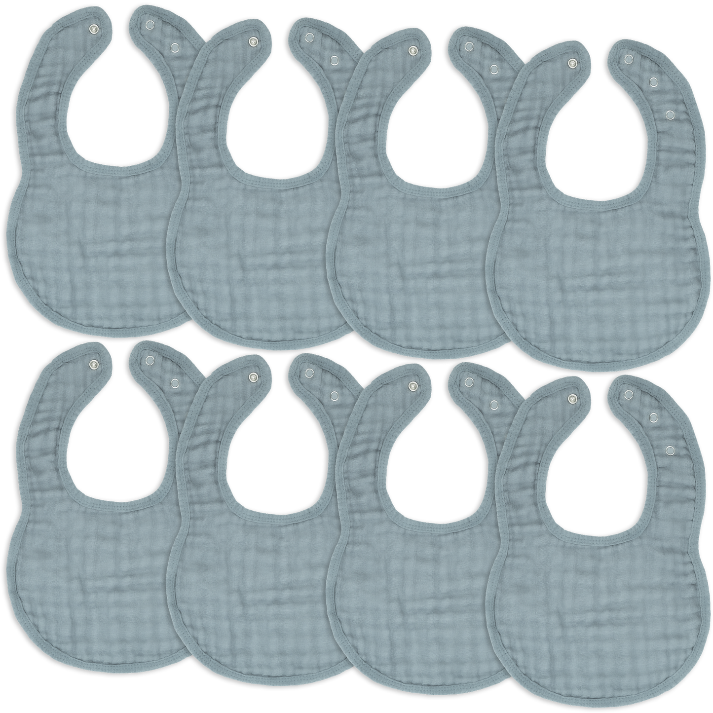 Muslin Bibs -Multicolor - Pack of 4