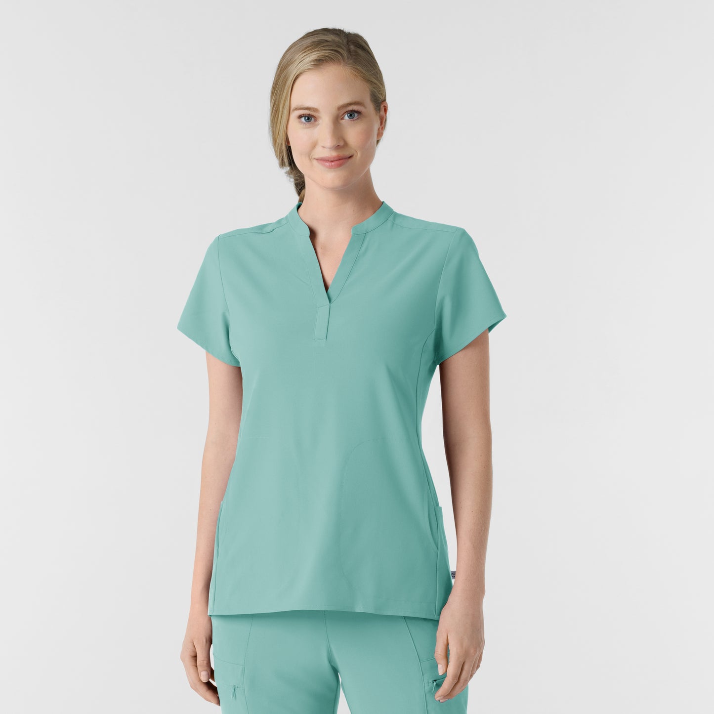 WonderWink Women's Mandarin Collar Top