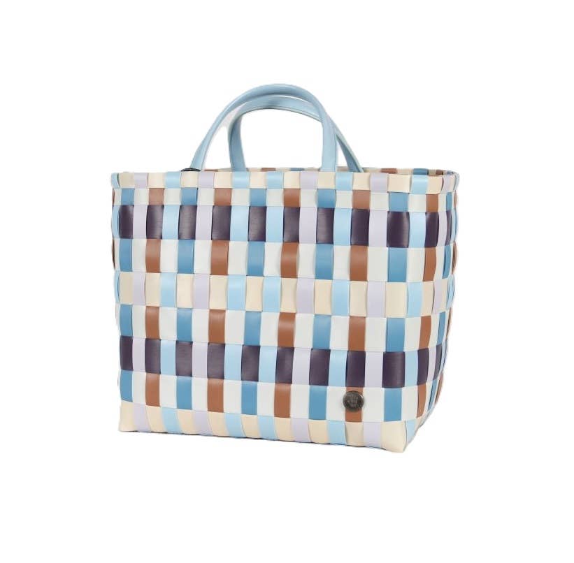 Multitone Recycled Handwoven Shopper - Purple Mix