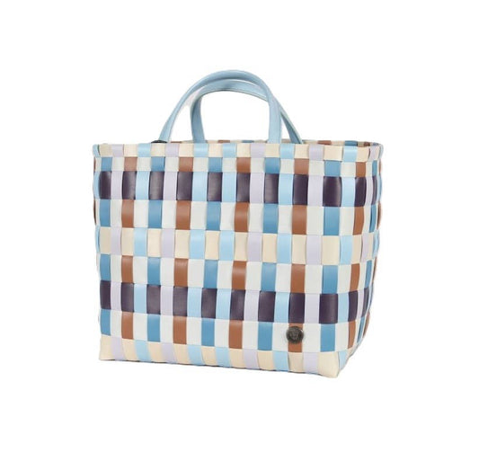 Multitone Recycled Handwoven Shopper - Purple Mix