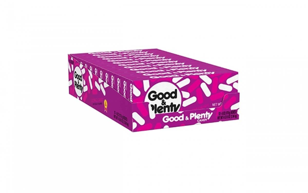 Grandpa Joe's Candy Shop - Good & Plenty Theater Box, 6oz, 12ct Case