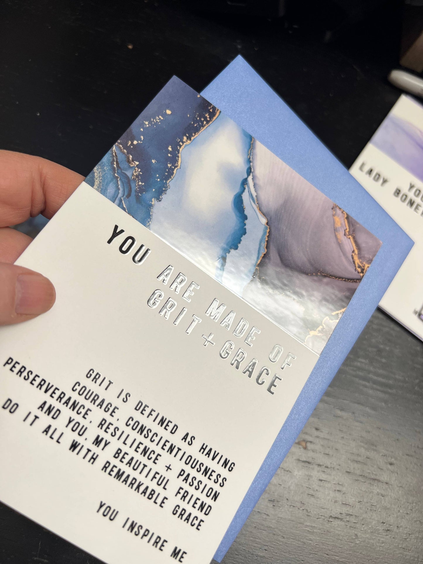 warm human - Grit + Grace Greeting Card (Sold in 6pk): Eco Style - Card + Envelope without cello sleeve (default)