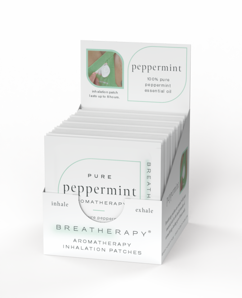 Breatherapy - PEPPERMINT Alertness Aromatherapy Inhaler Patches