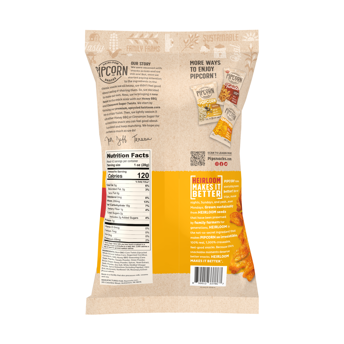 Honey BBQ Twists 4.5 Oz