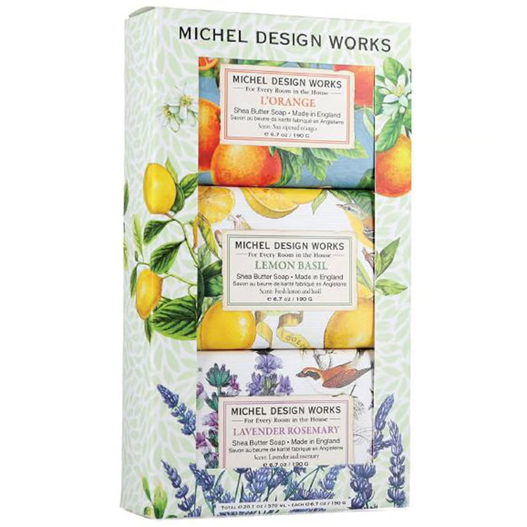 Botanicals Bath Bars 3-pc Boxed Set