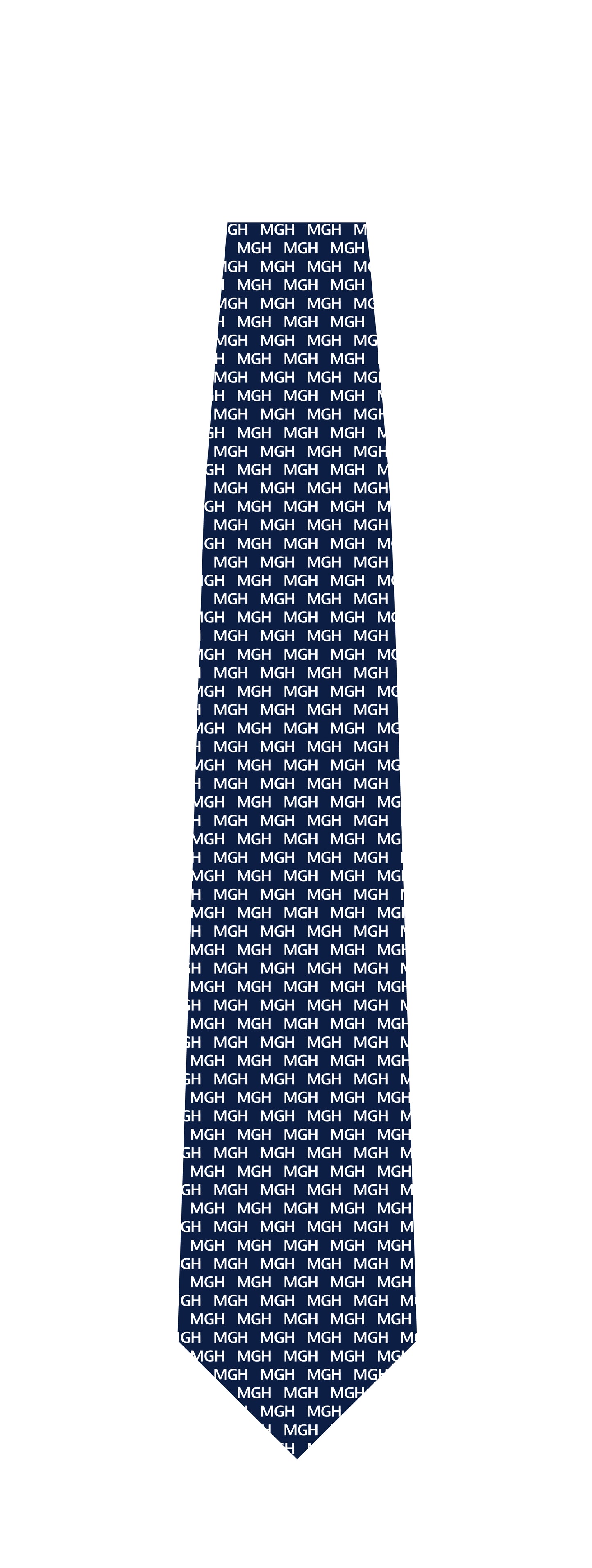 MGH Initials Tie