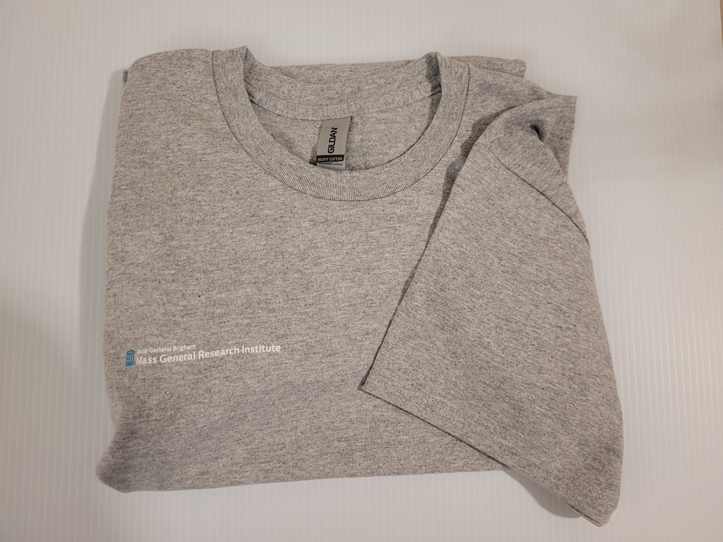 MGH Research Short Sleeve T-Shirt Gray Small