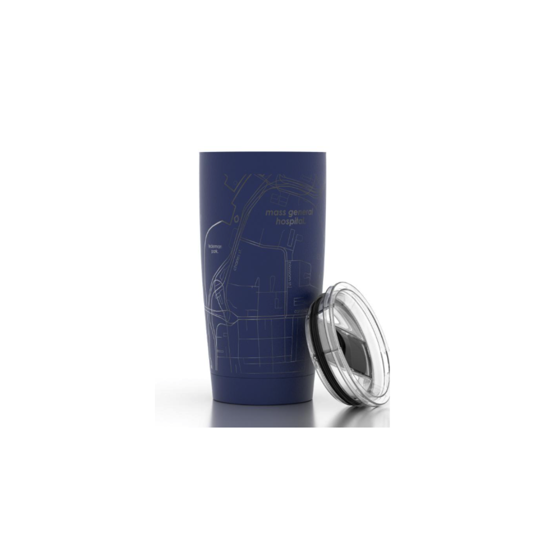 West End Map Blue 20oz Insulated Pint Tumbler