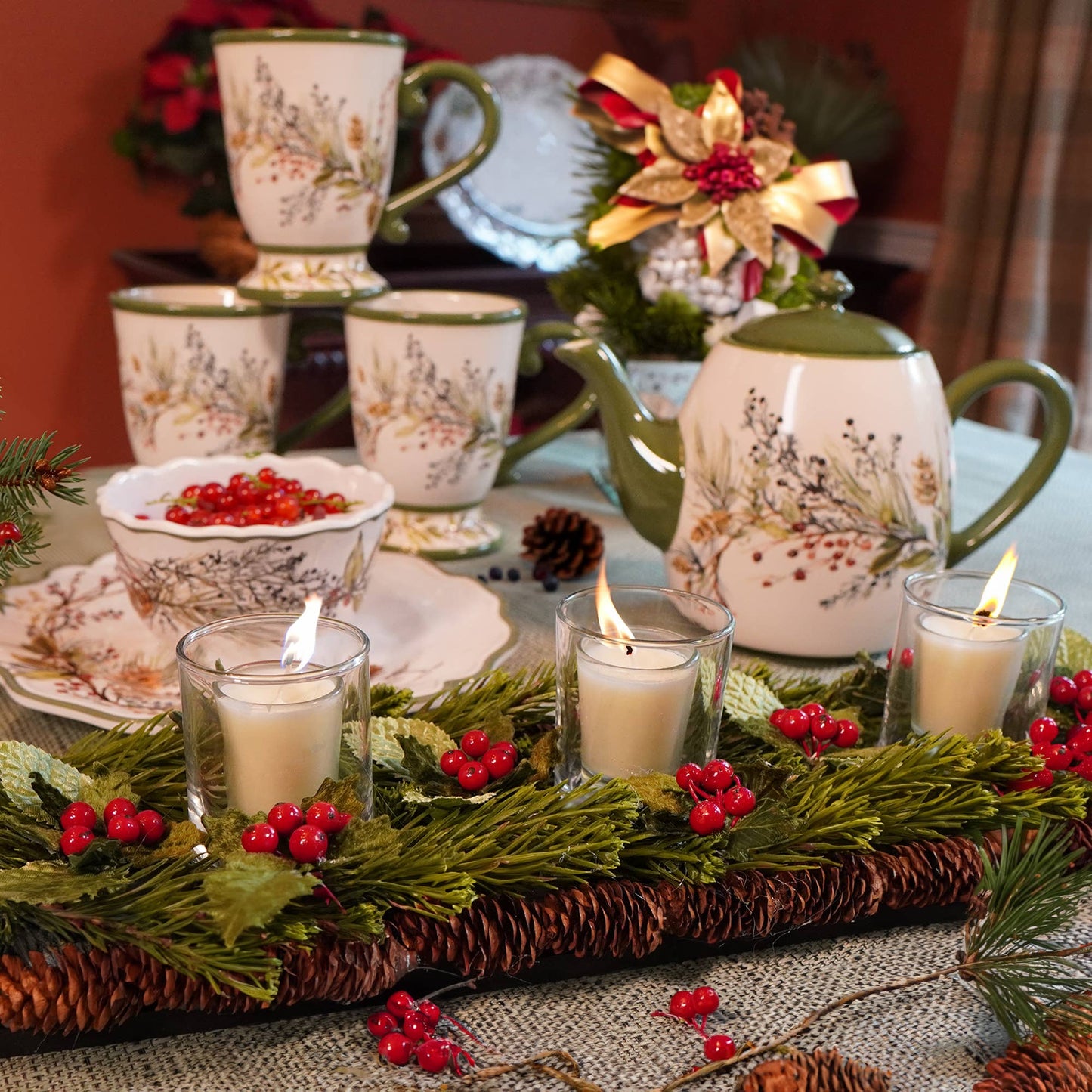 Winters Forest Christmas Ceramic Mug 16oz