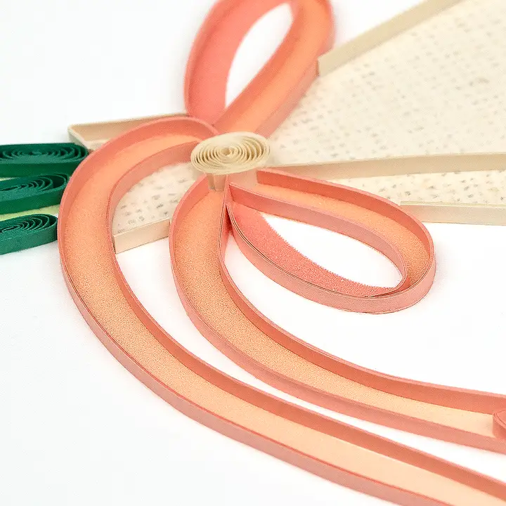 Birthday Tulip Bouquet Quilling Card