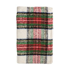 White Tartan Blanket