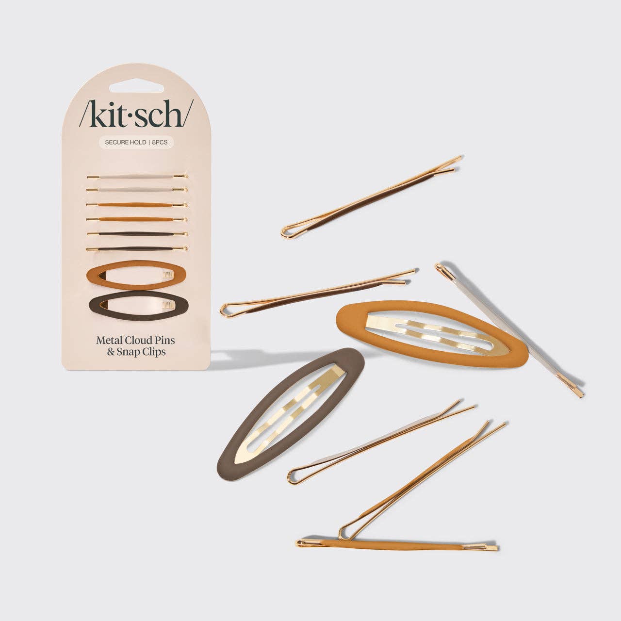 KITSCH - Metal Cloud Pins & Snap Clips 8pc Set - Sedona