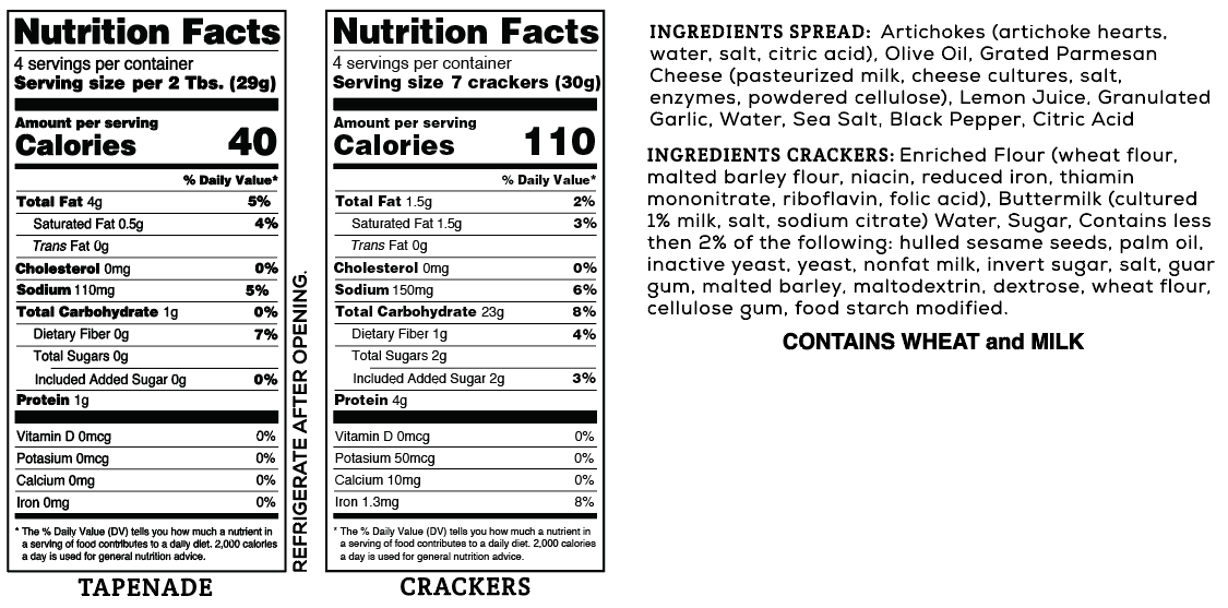 Grab and Go - Parmesan Artichoke