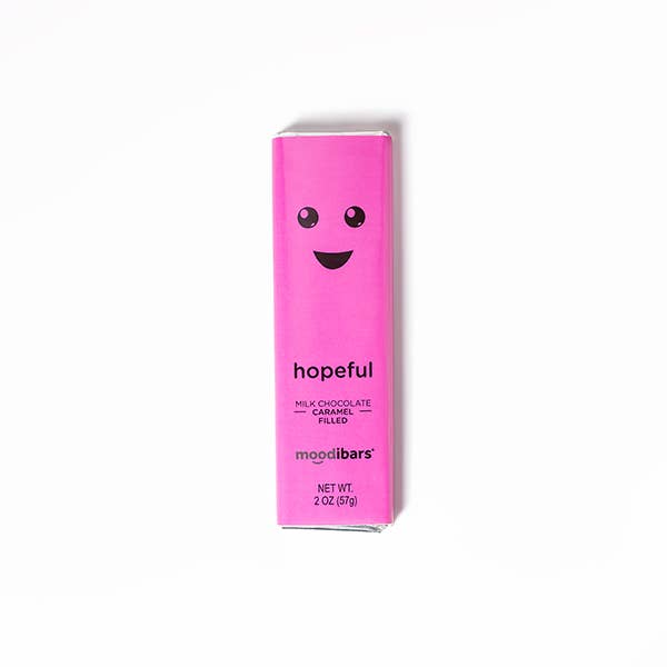 Moodibars® HOPEFUL Milk Chocolate Caramel Filled 1.75oz Bar