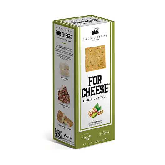 Pistachio and Olive Oil Crackers Vegan For Cheese