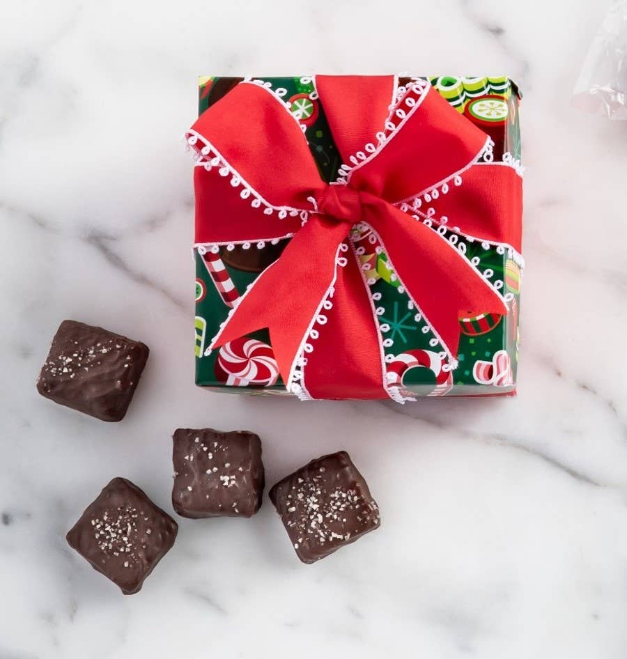 Dark Chocolate Sea Salt Toffee 5oz (10pc)