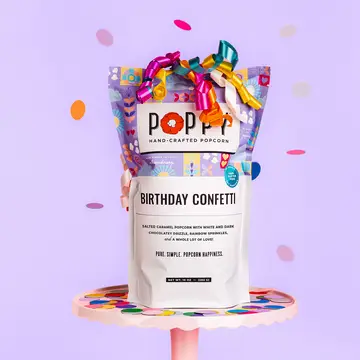 Birthday Confetti Popcorn 8.5oz Market Bag Popcorn