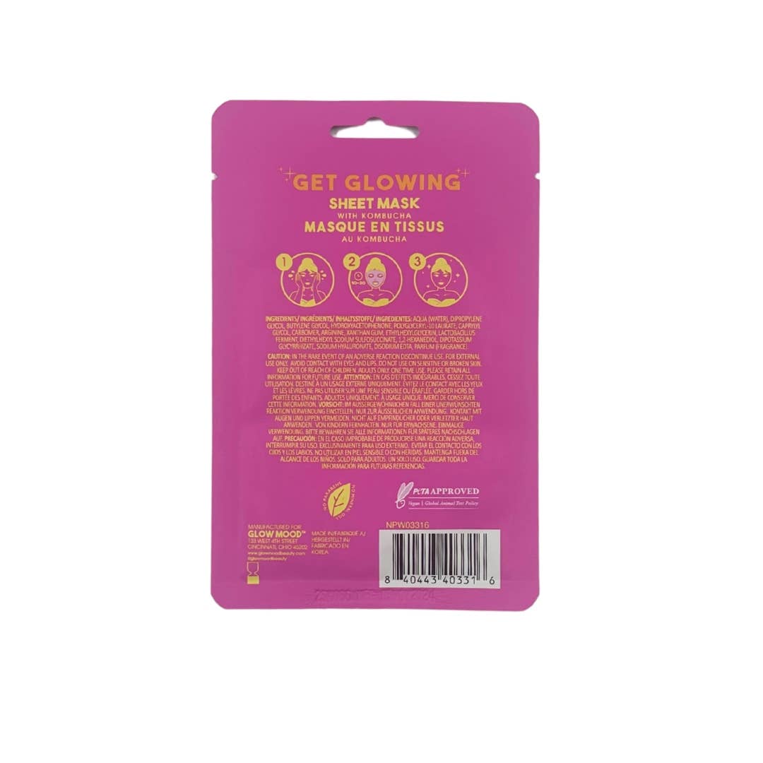 Glow Mood - Balancing Sheet Mask with Kombucha