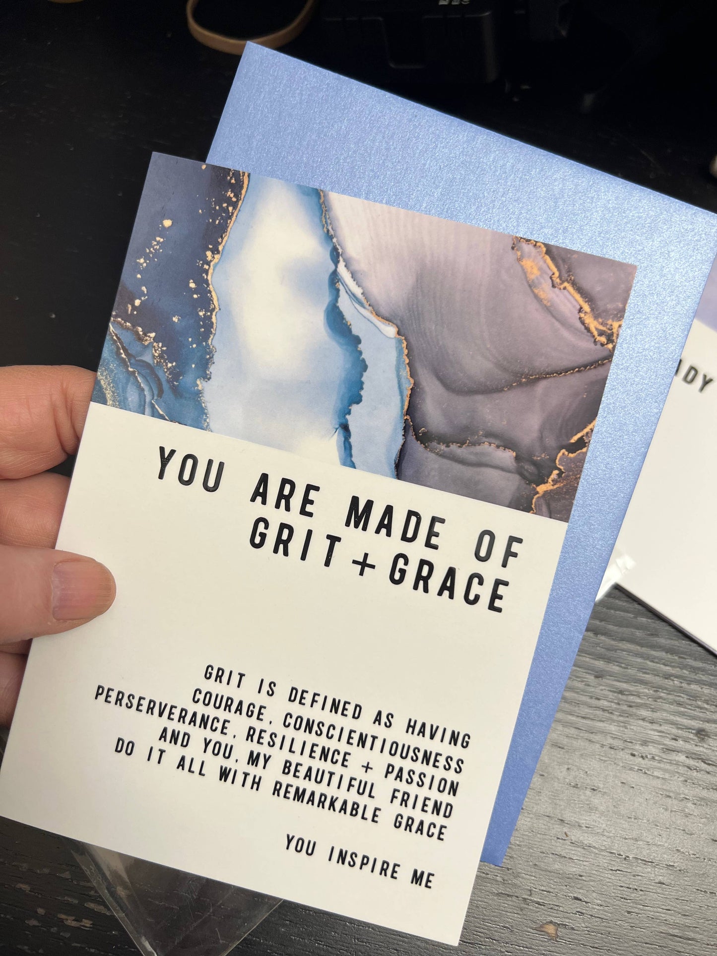 warm human - Grit + Grace Greeting Card (Sold in 6pk): Eco Style - Card + Envelope without cello sleeve (default)
