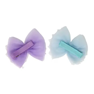 Glitter Butterfly Bow Hair Clip - Assorted Colors