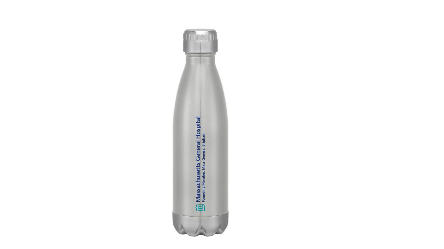 MGH Founding Member Water Bottle White