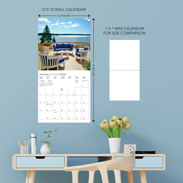 On the Porch Wall Calendar