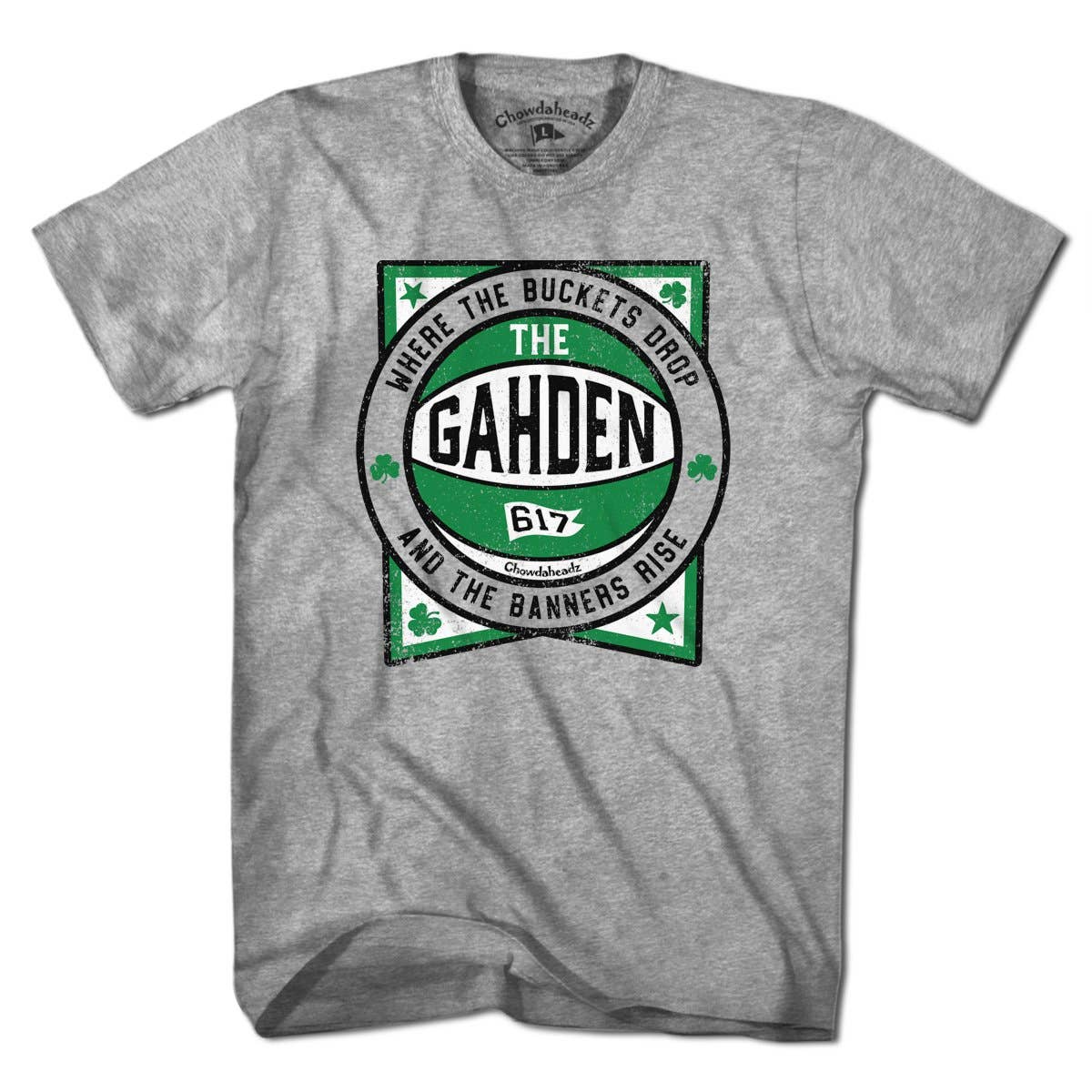 The Gahden - Buckets and Banners T-Shirt | Gray / Unisex / 3XL